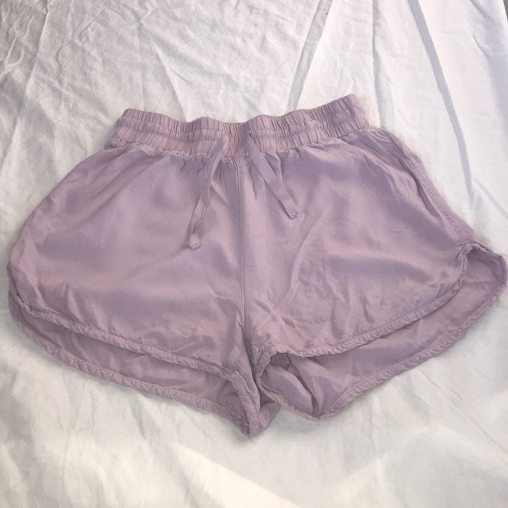 Aritzia Azure Skies Purple Shorts